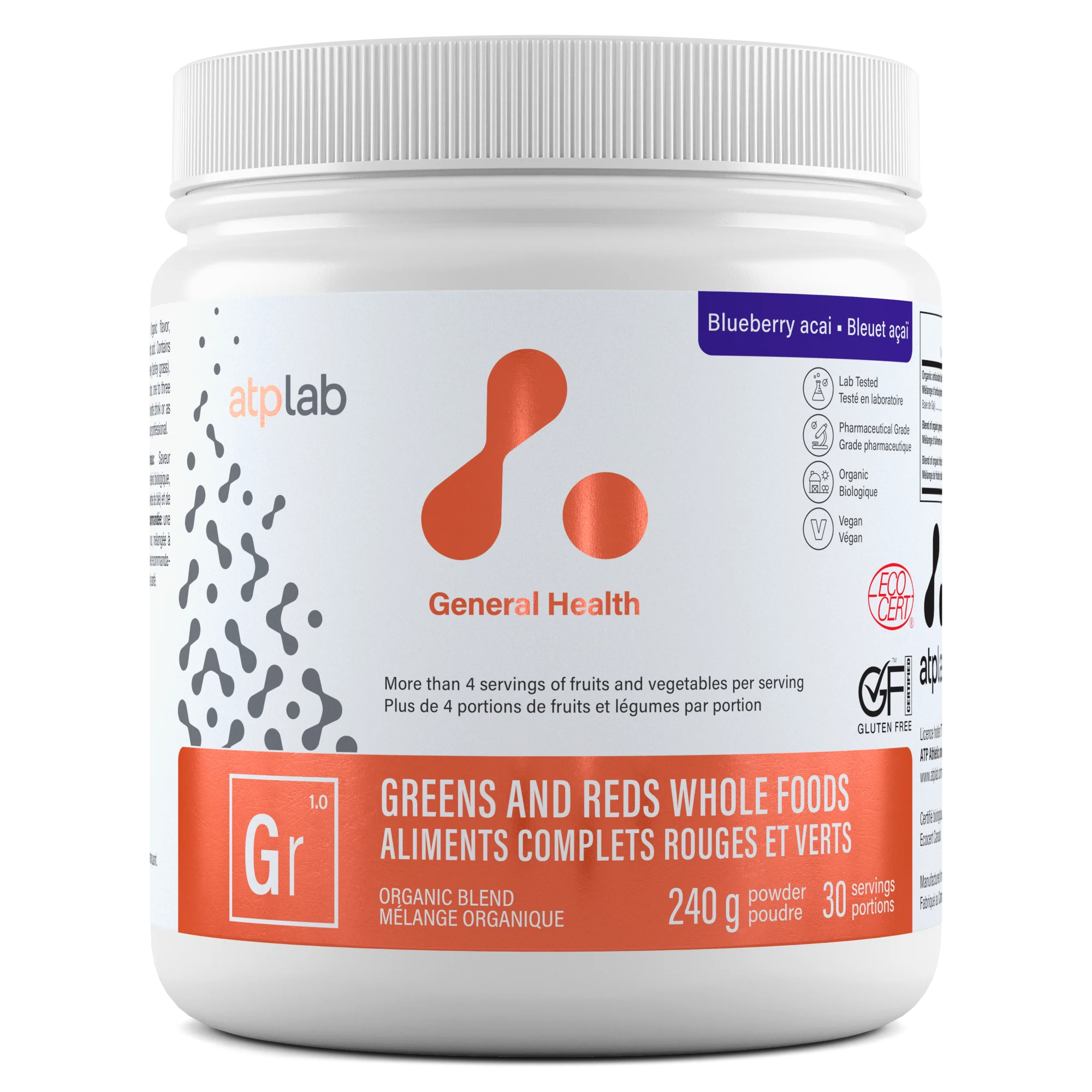 ATP Labs Greens & Reds Whole Foods 240g