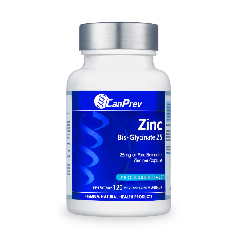 CanPrev Zinc Bis Glycinate 120 Capsules