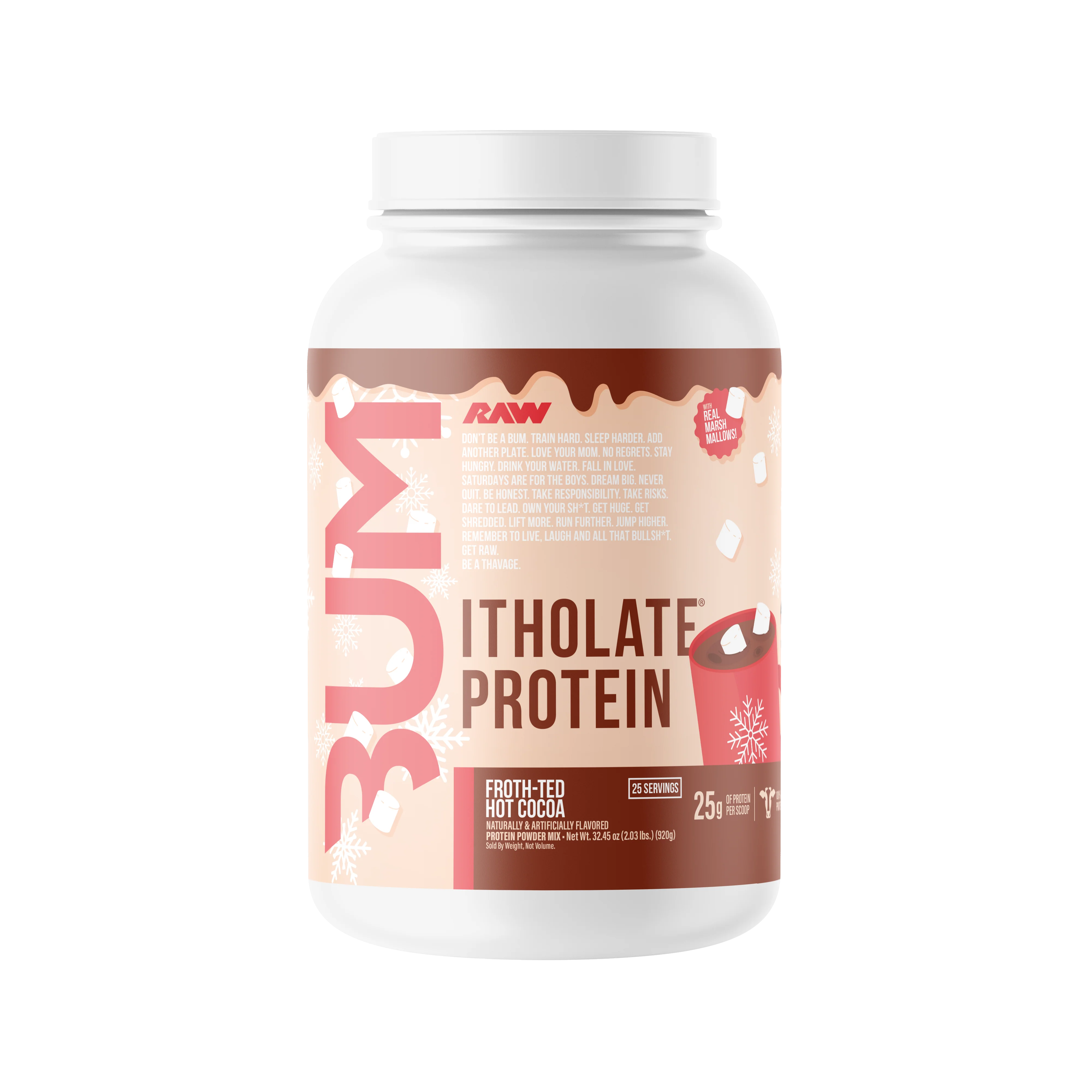 Raw Nutrition Bum Itholate Protein 2lb - Image 19