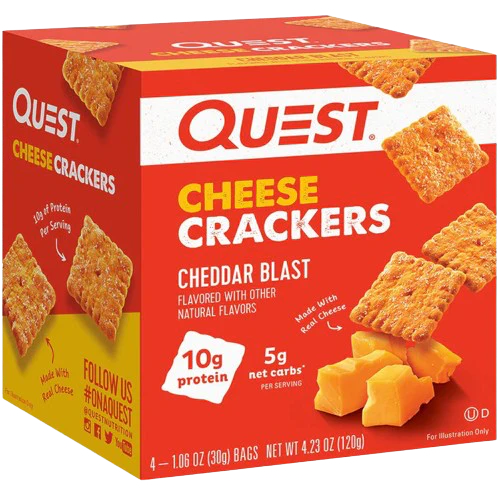 Quest Cheese Crackers Box - Image 2