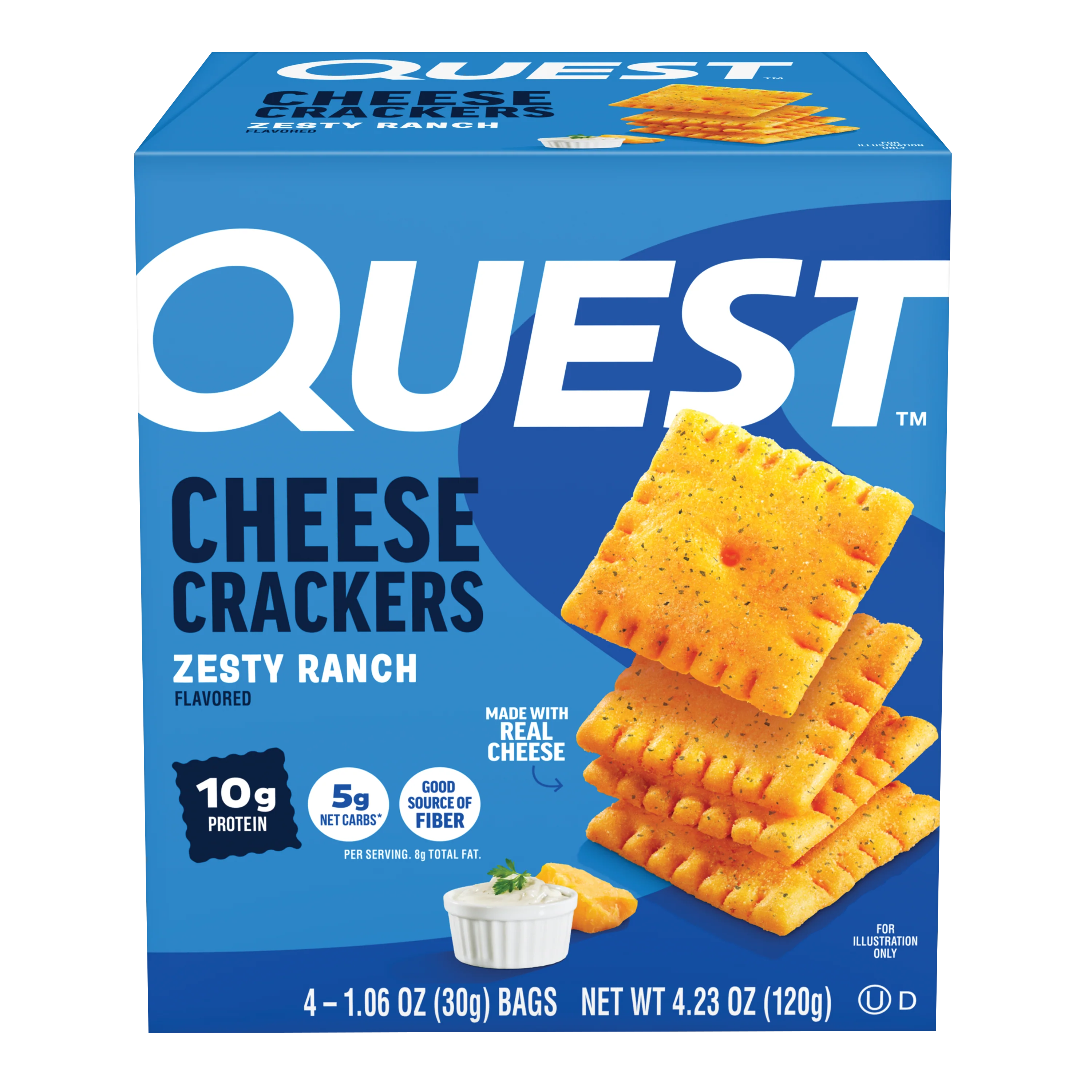Quest Cheese Crackers Box - Image 3